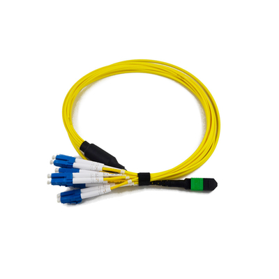انخفاض فقدان الإدراج Plenum MTP MPO Fiber Patch Cable PVC 3.0mm MPO Cable