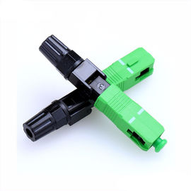SC APC Fiber Optic Fast Connector 90N Tensile Strength for Patch Cable