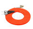 متعدد وضع ST-LC موصل الألياف البصرية التصحيح الحبل 3.0mm دوبلكس PVC البرتقالي كابل