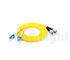 LC - LC Single Mode 9/125 Yellow PVC Fiber Fibre Cable Double / 2.0 mm