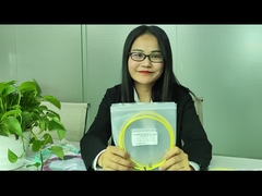 50 متر MTP - MTP MPO كابل المخرج كابل القفز بالألياف الضوئية النمط الواحد