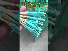 SC / PC -SC / PC Multi Mode Duplex Fiber Optical Patch Cord 0.9 / 2.0 / 3.0 ملم