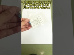 مخفف ألياف ضوئية أحادي النمط LC Simplex بلون أزرق، مخفف 4 ديسيبل لكابل CATV