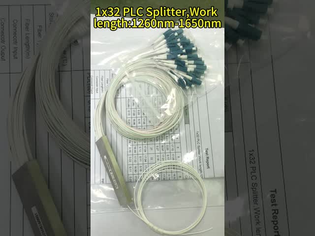 شراء 1x8 قطاع الألياف البصرية مع رابط SC / APC وأنبوب الفولاذ المقاوم للصدأ لتطبيقات FTTH online manufacture