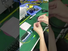 موصل كابل بصري SC UPC 2.0 مم قابل للتركيب الميداني 90N