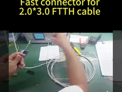 موصل تجميع سريع SC UPC أزرق مغطى بالسلك لإطارات التوزيع