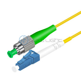 معدات اختبار الاتصال FC إلى LC 9 / 125um Fiber Optic Patch Cord