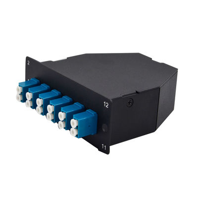 LGX Type B Elite MTP MPO Cassette Patch Panel Rack مثبت 1550 نانومتر