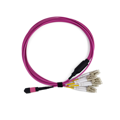 شراء كابل جذع MPO MTP 8/12/24 تم إنهاؤه مسبقًا لشبكات LANS / WANS / FTTX online manufacture