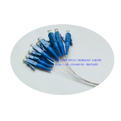 شراء OS2 OM3 MPO MTP Cable Polarity B 8 Strand Multimode Fiber Optic Cable online manufacture
