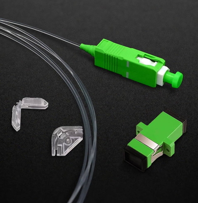 شراء 1 سلك الألياف الضوئية الأساسي LC APC إلى SC APC 10M وضع واحد غير مرئي داخلي online manufacture