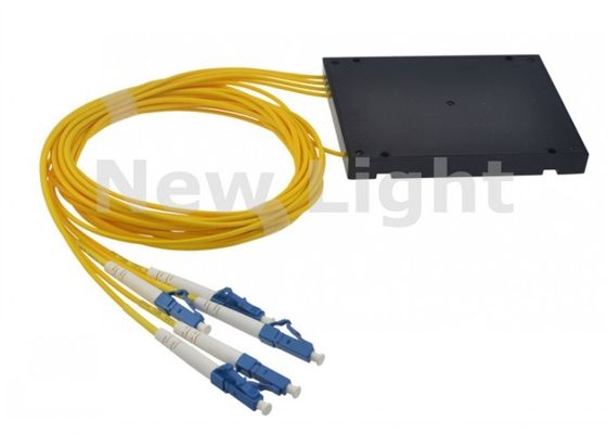 شراء 1x4 PLC Single Mode Fiber Optic Splitter مع LC UPC Connector لتطبيقات FTTH online manufacture