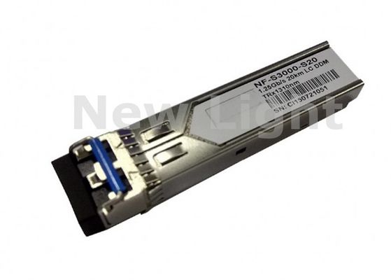 شراء 1.25G DDM SFP Transceiver مع نطاق 20KM لشبكات الألياف الضوئية online manufacture