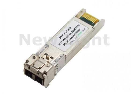 شراء جهاز SFP-10G-SR 10G SFP Fiber Optic Transceiver مع طول موجة 850nm ومسافة نقل 300m لنقل البيانات عالية السرعة online manufacture