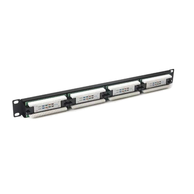شراء 24 منفذ Cat5e-Cat7 رف لوحة التصحيحات الإيثيرنت القابلة للتركيب مع إدارة الكابلات online manufacture