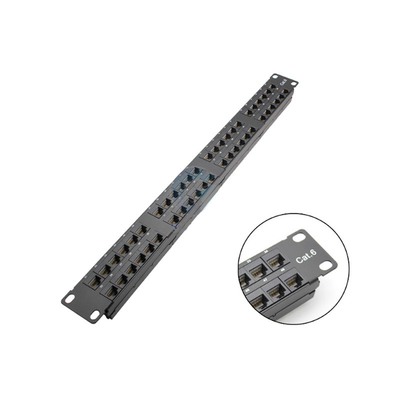 شراء إدارة الكابلات المرنة 1U شبكة اللصق لوحة رف تصميم معدني قابل للتركيب online manufacture