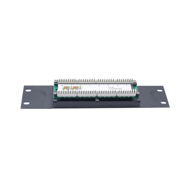 شراء لوحات الـ 1U 2U المعدنية السوداء المقطوعة مسبقًا لـ Ethernet مع إدارة الكابلات online manufacture