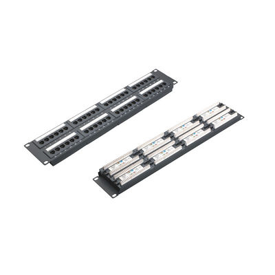 شراء لوحة RJ45 Ethernet المحمية مع إدارة الكابلات للشبكات عالية السرعة online manufacture