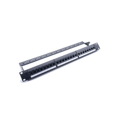شراء لوحة توصيل RJ45 بارتفاع 1U بـ 24 منفذًا مع إنهاء IDC 110/Krone لإدارة شبكة فعالة online manufacture