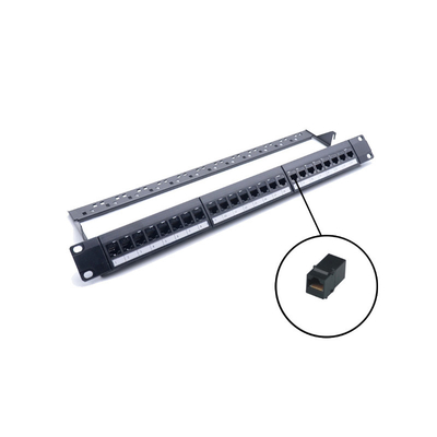 شراء إدارة الكابلات Cat6 110/Krone IDC لوحة التصحيحات لتكامل Cat5e/Cat6a/Cat7 Ethernet online manufacture