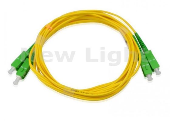 شراء FTTH SC APC Patch Cord 2.0mm قطر واحد وضع كابل ثنائي الألياف الضوئية 3 متر الطول online manufacture