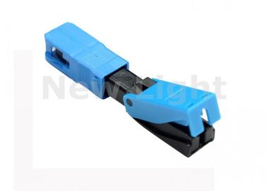 شراء FTTH SC الألياف البصرية السريعة موصل وضع واحد حقل المواد البلاستيكية قابلة للتثبيت online manufacture