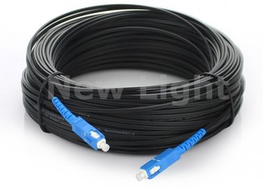 شراء 100 متر سك سيمبلكس فت الألياف البصرية الطائر الكابلات واحدة البسيط G657A للخارجية online manufacture