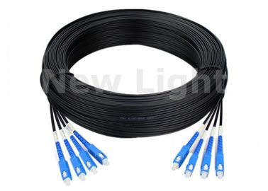 شراء 4 الأساسية وضع واحد الألياف البصرية كابل سينغلومود دوبلكس، 100 متر G657A سك الألياف البصرية كابل online manufacture