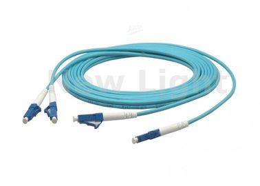 شراء 3 متر لك لك الألياف البصرية كابل، الأزرق دوبلكس وضع واحد OM3 الألياف البصرية كابل online manufacture