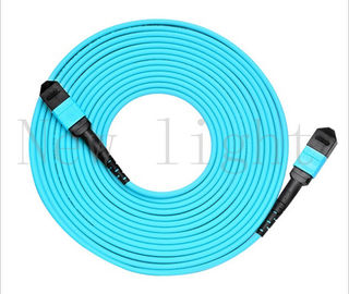 شراء اللون الأزرق MPO - MPO الألياف كابل الألياف البصرية التصحيح الحبل PVC / LSZH الوضع المتعدد online manufacture