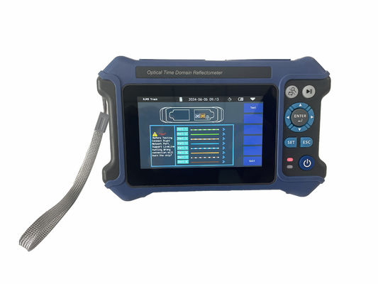 شراء أدوات الألياف الضوئية مع مسافة الاختبار 5m-80KM المسامير الفولاذية عالية الكربون ومصدر الضوء LD للاختبار الدقيق online manufacture