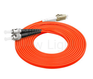 شراء متعدد وضع ST-LC موصل الألياف البصرية التصحيح الحبل 3.0mm دوبلكس PVC البرتقالي كابل online manufacture