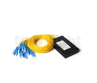 شراء WDM Single Mode Fiber Splitter 1x2 / 4/6/8/16/32/64 SC / PC online manufacture