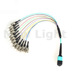 شراء MPO / MTP - MPO / MTP كابل الألياف MPO الإناث وضع الألياف البصرية التصحيح الحبل واحد online manufacture