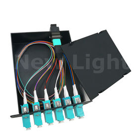 شراء ذكر - LC 12 النوى MPO كاسيت وحدة الألياف البصرية توزيع الإطار متعدد الوضع online manufacture