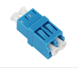 شراء Blue LC Fiber Adapter النوع المشترك Single Mode وضع مزدوج المواد البلاستيكية online manufacture