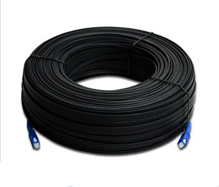 شراء في الهواء الطلق FTTH الألياف البصرية التصحيح الحبل / كابل إسقاط SC SC موصل online manufacture