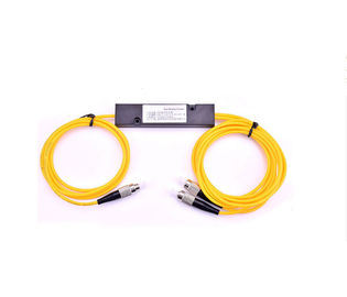 شراء متحمّل 1x2 plc فاصل، مصغّر FC / UPC الألياف البصرية المقرنة الفاصل للتوزيع مربع online manufacture