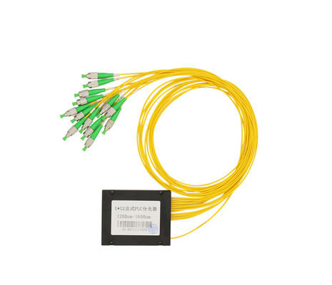 شراء 1X12 FC APC Fiber Optic Splitter مع موجة تشغيل 1260-1650 nm وضمان لمدة 3 سنوات online manufacture
