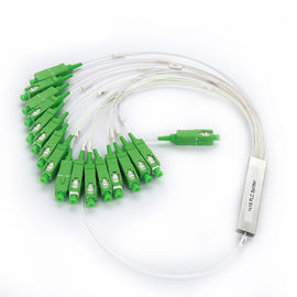 شراء مصغرة الألياف البصرية المقرنة الفاصل ، SC APC 1 X 16 وضع واحد الألياف الفاصل ل FTTH الإنترنت online manufacture