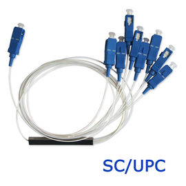 شراء SC PC MINI الألياف البصرية الفاصل وضع واحد منخفض الإدراج فقدان FTTH / CATV التطبيق online manufacture