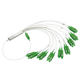 شراء Single Mode Fiber PLC Splitter 1 X 2/4/16 SC / APC Coupler 0.9 Um online manufacture