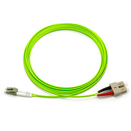 شراء OM5 1 M دوبلكس الألياف البصرية التصحيح كابل LC UPC - SC PVC متعدد الوضع online manufacture