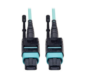 شراء 12 كور MPO / MTP عالية الكثافة دفع سحب علامة التبويب الألياف التصحيح الحبل أنثى Connectorl online manufacture