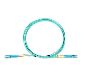 شراء 5M 2.0mm دوبلكس LC أكوا كابل متعدد وضع 50/125 الحبل الألياف البصرية التصحيح online manufacture