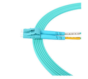 شراء متعدد وضع الألياف البصرية التصحيح الحبل الحبل OM3 LSZH المواد سترة 3.0mm قطر سترة online manufacture