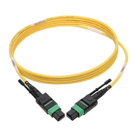 شراء 12 كابلات ألياف بصرية من النوع MPO MTP أحادي النمط من طراز APC للرقائق QSFP 40/100 جيجابايت online manufacture