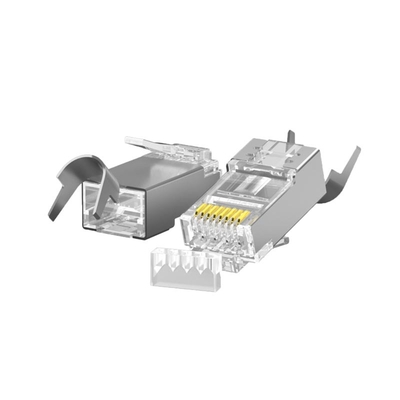 شراء اتصالات عالية السرعة CAT7 المحمية مع الأحذية المعدنية - اختبار الفشل ، تأخير منخفض online manufacture