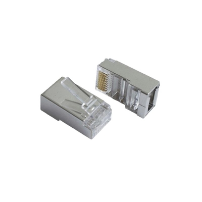 شراء المقابس الوحدة الكبيرة CAT6 8P8C - المصفوفة بالذهب ، الأحذية غير المتعرجة ، 1000 دورة + online manufacture