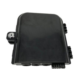شراء أسود FTTH مربع إنهاء 1 × 8 PLC الخائن لإسقاط كابل 11.8 X 10.2 X 3.5 بوصة online manufacture